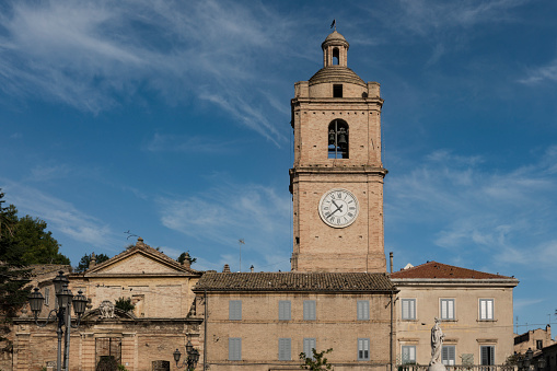 historical building in Porto San Giorgio, Marche Italy