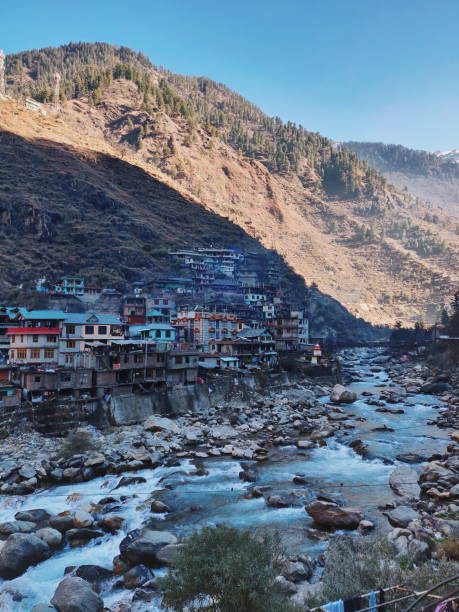istock A village near the river. 1226562373
