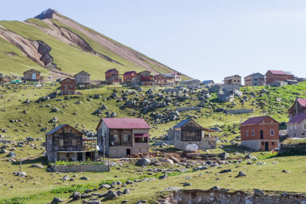 istock Crooked structured highland houses 1226570888