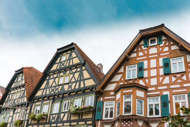 istock Half timbered houses in Besigheim, Germany 1226570893