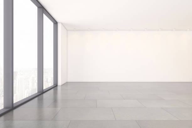 istock Empty office space interior due to Corona virus pandemic 1226570913