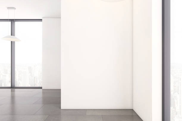 istock Empty office space interior due to Corona virus pandemic 1226570927