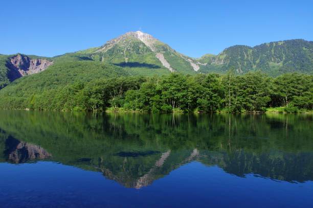 istock Kamikochi Yakedake and Taisho Pond 1226571775