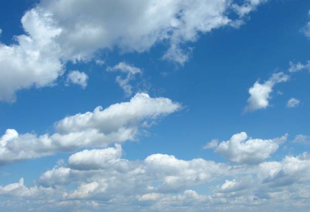 istock Different sizes and shapes of white clouds 1226575836