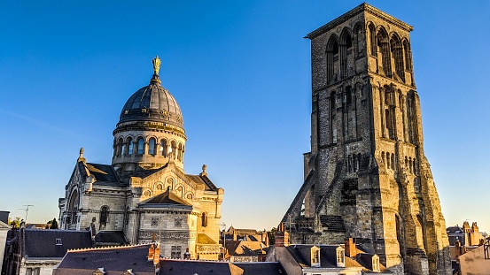 Basilica of St. Martin of Tours and the Charlemagne Tower