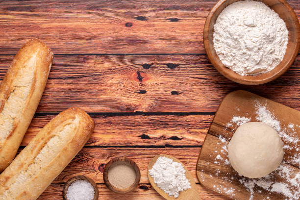 istock Bakery products -flour, dough, yeast, salt 1226579991