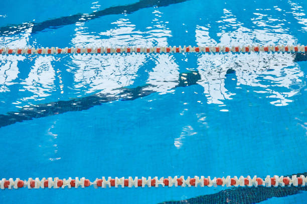 istock Water surface in the sports swimming pool. 1226584850