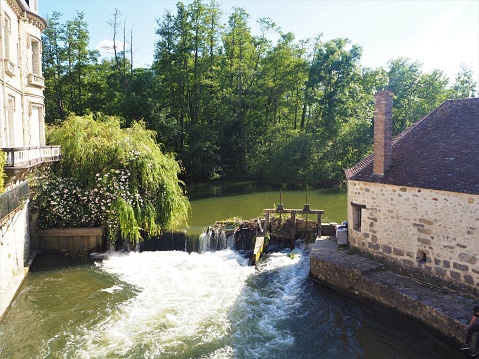 Inlet lock, part of the New Dutch Waterline at Fort Everdingen in the province of Utrecht.