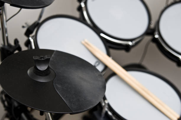istock Closeup of a modern electronic drum in black color. 1226585011