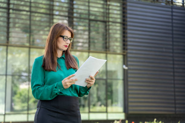 istock Business woman during the working day 1226585518