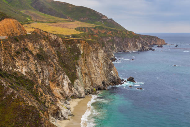 istock View o the Pacific Coast in California, USA. 1226587774