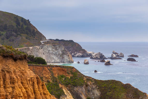 istock View o the Pacific Coast in California, USA. 1226587895
