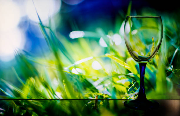 Subject photography of glassware on different backgrounds