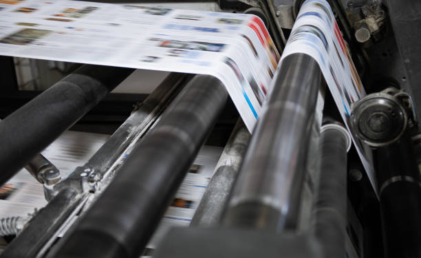 istock Newspaper Printing Press In A Printing Plant 1226606890