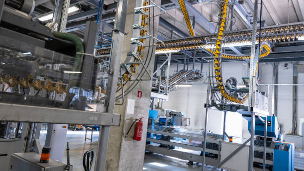 istock Printing Press Conveyor Belt In A Factory 1226606912