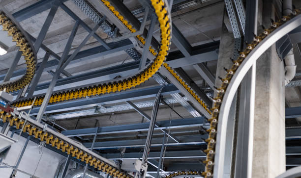 istock Printing Press Conveyor Belt In A Factory 1226606913