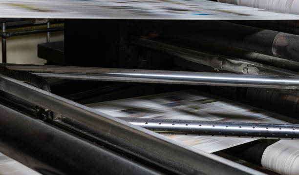 istock Newspaper Printing Press In A Printing Plant 1226606935