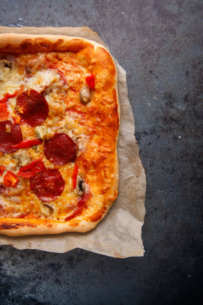 istock Fresh Italian home made pizza 1226609343