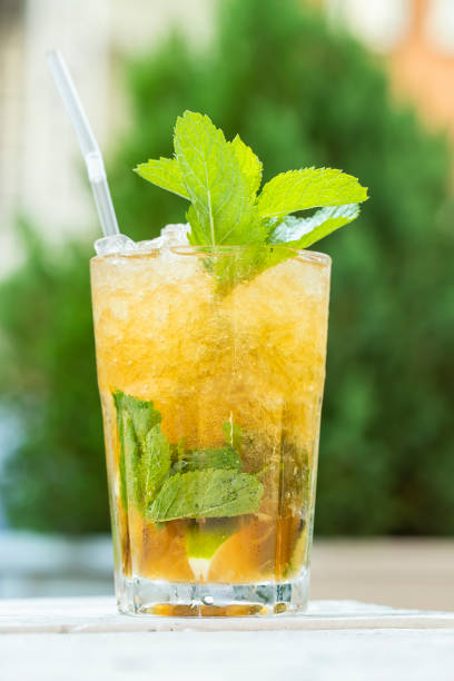 istock Fresh Mojito cocktail in summer on a terrace with bokeh Vertical 1226609600