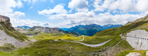 istock Panoramic shot of mountain plateau in Austrian Alps 1226615833