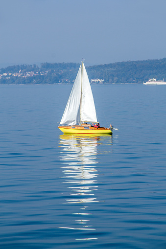 Sailboat on Lake Constance