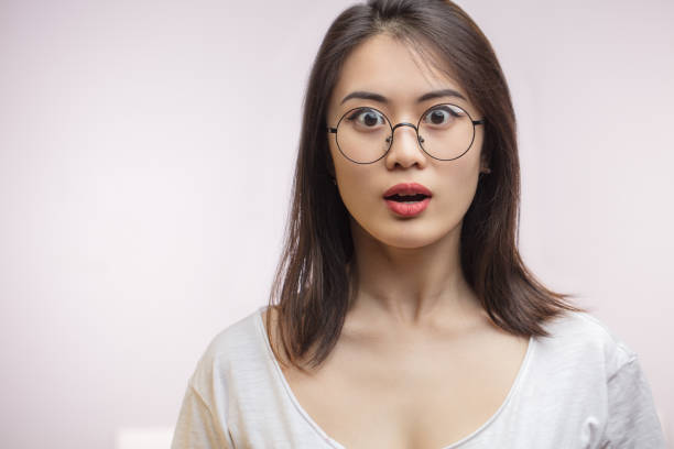 istock Asian woman feeling shock, isolated studio shot. 1226631103