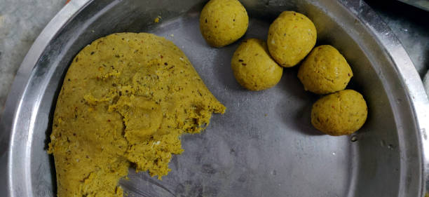 istock In progress dough of indian fried dish called puri 1226632034