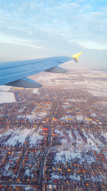 istock Aerial view on Hungary from an aircraft. 1226633642