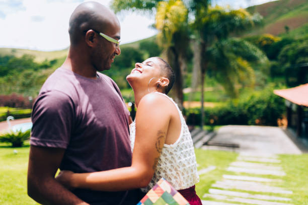istock Romantic couple falling in love 1226639327