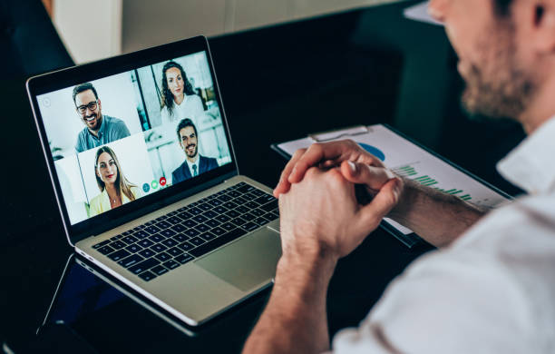 istock Business team in video conference 1226644783