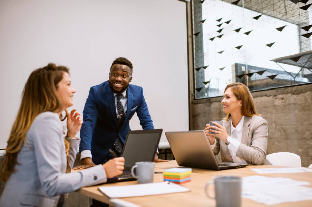 istock Business people discussing in board room 1226645164