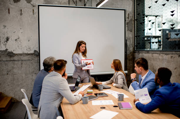 istock Business people discussing in board room 1226651083
