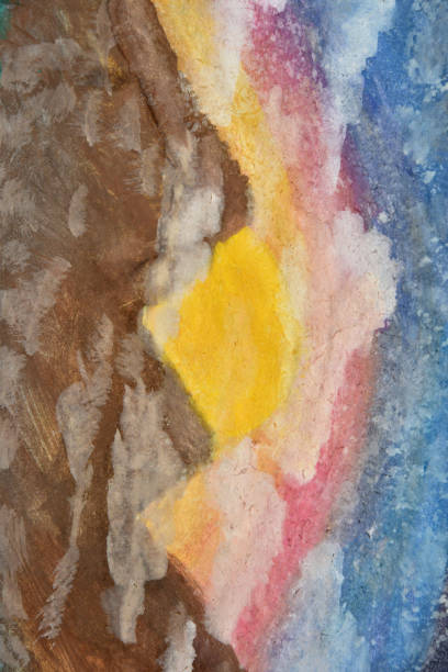 istock Abstract painting as background. Artwork is created and painted by photographer. 1226657089