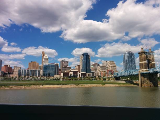 istock Downtown Cincinnati Skyline, Ohio River, USA 1226660899