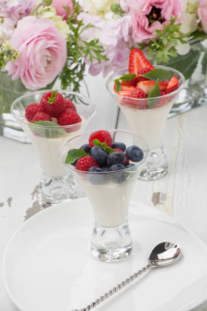 istock Panna Cotta Desert With Berries 1226671775