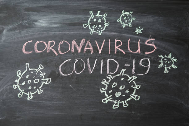 istock Outbreak Warning. written white chalk on blackboard in connection with epidemic of coronavirus worldwide. 1226673486