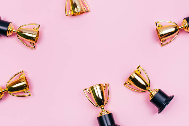 istock Frame made of winner cups 1226673580
