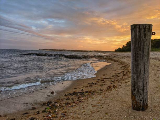 zachód słońca na przylądku dorsza massachusetts - lighthouse landscape maine sea zdjęcia i obrazy z banku zdjęć