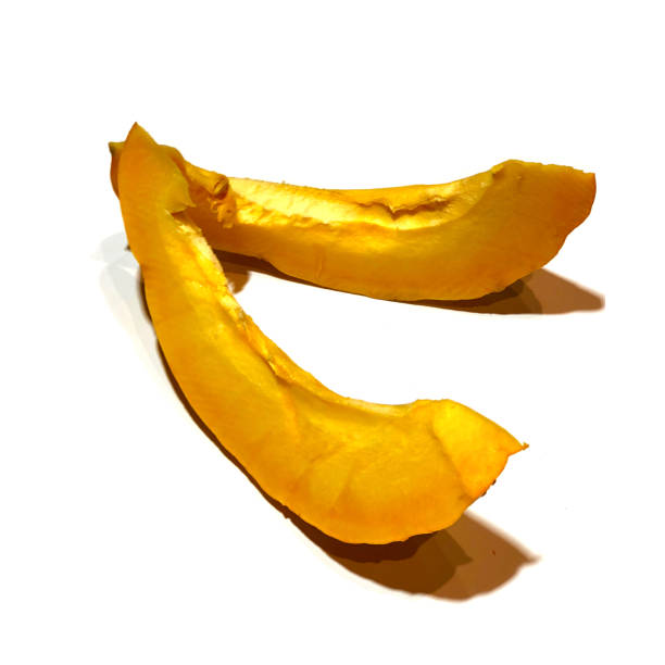 istock Isolated on white background sliced ​​pumpkin 1226687702