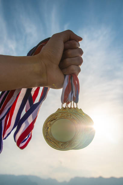 istock Gold medal winner 1226694719