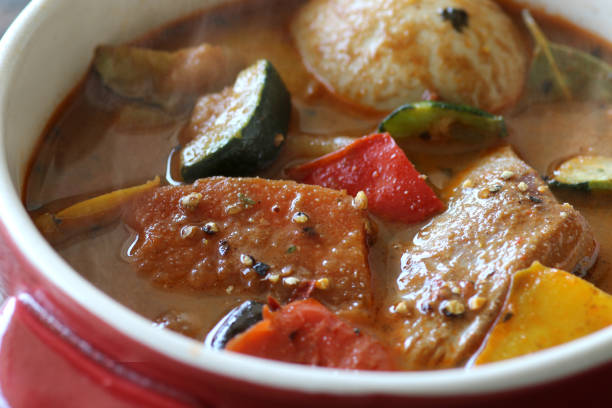 istock Soup curry with lots of vegetables 1226705971