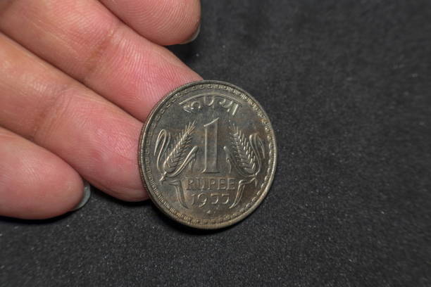 istock Indian 1 rupees coin year 1977 1226709561