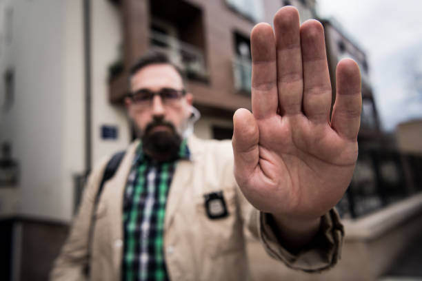 istock Mature detective with police badge 1226710853