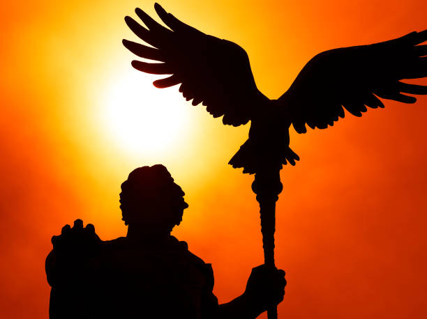 istock Silhouette of Russian king Ivan II background 1226714769