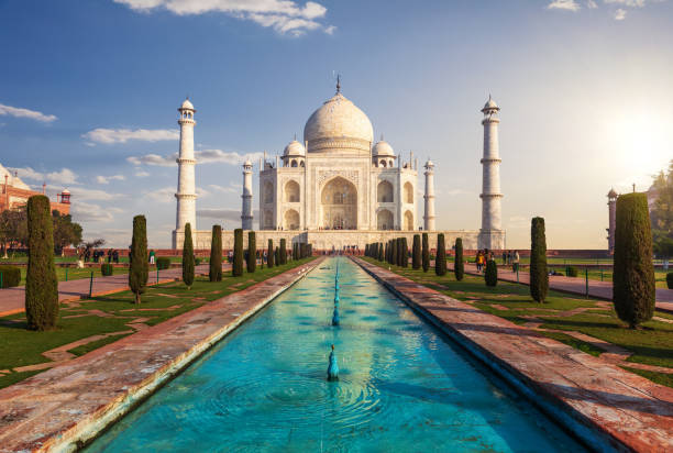 istock Taj Mahal in India, Agra, gorgeous landmark front view 1226722421