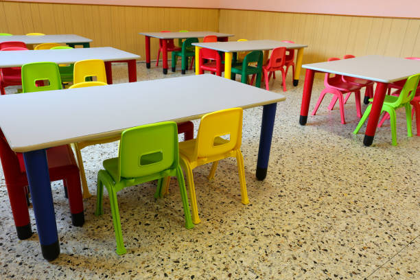 istock school class with empty desks without children because of the ep 1226731408