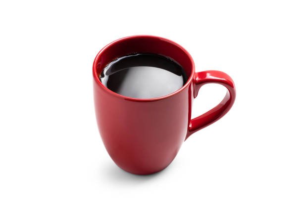 istock mug red cup with black coffee on white background 1226735085