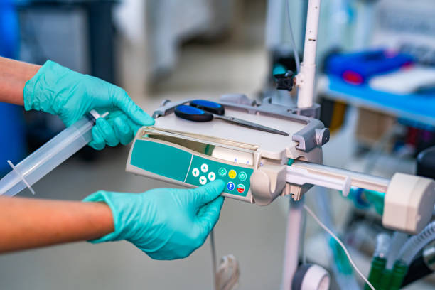 istock Part of equipment for mechanical ventilation equipment. 1226744574