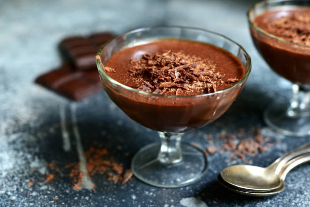 istock Delicious vegan chocolate mousse 1226744644