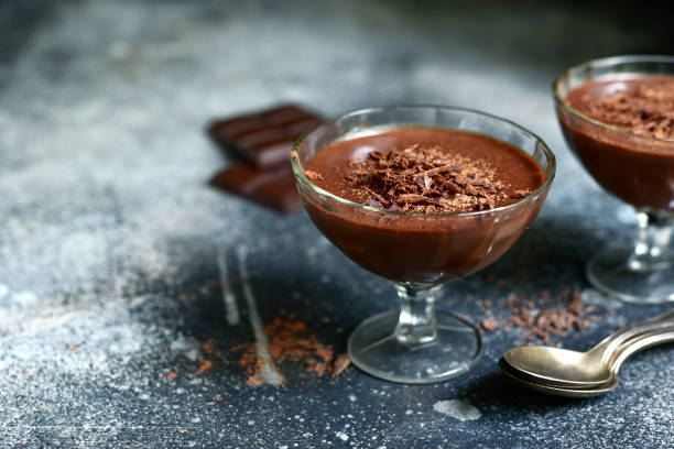 istock Delicious vegan chocolate mousse 1226744698